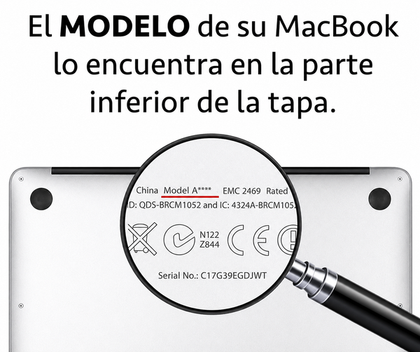 Cómo encontrar el modelo y número de serie de tu MacBook