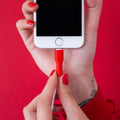 Set Protector de cable iPhone/iPad Rojo - FackMac