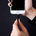 Set Protector de cable iPhone/iPad Negro - FackMac