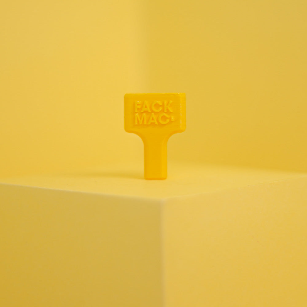 Protector de Macbook Magsafe 2 Amarillo - FackMac